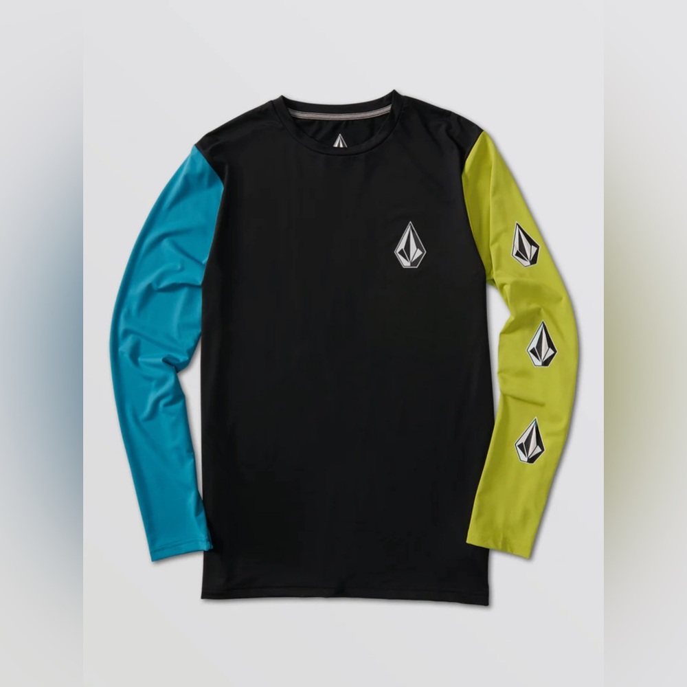 Volcom Men’s Confuse Long Sleeve Rash Guard With UV Protection Size XS